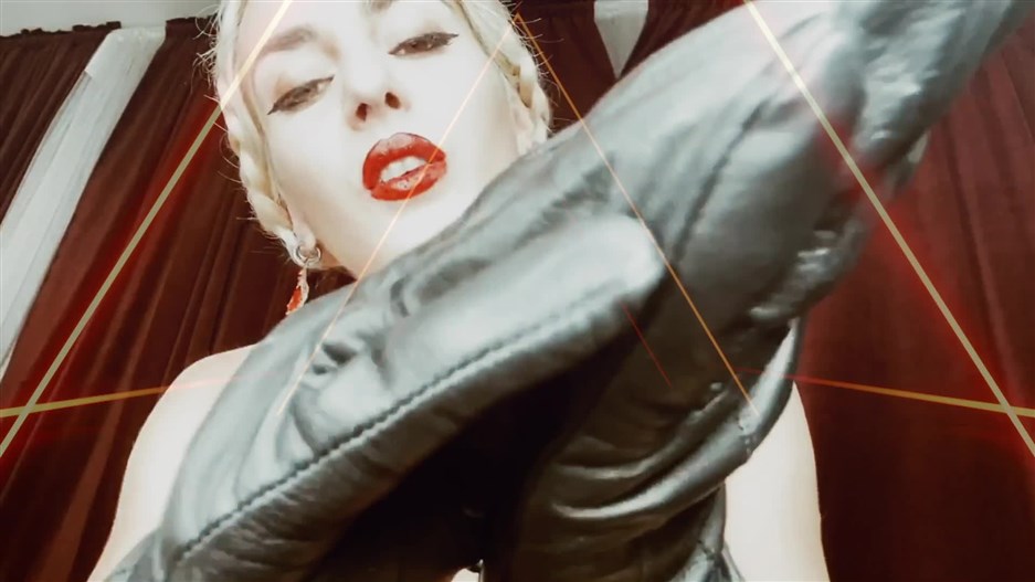 Mistress Euryale - Leather Gloves Trance - Femdom Pov - pornevening.com